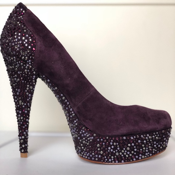 Suede platform pump - Picture 3 of 5